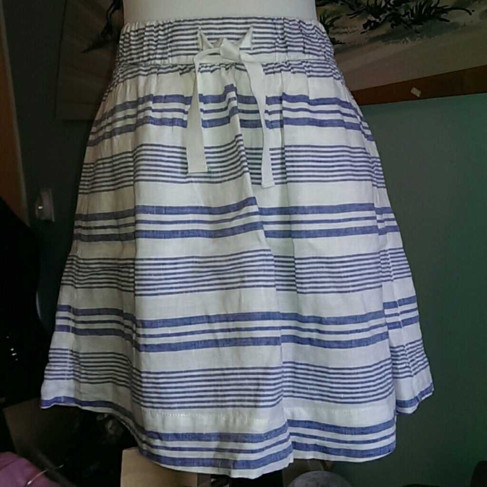 BRAND NEW J. CREW Lined Sporty A-Line Shore Skirt